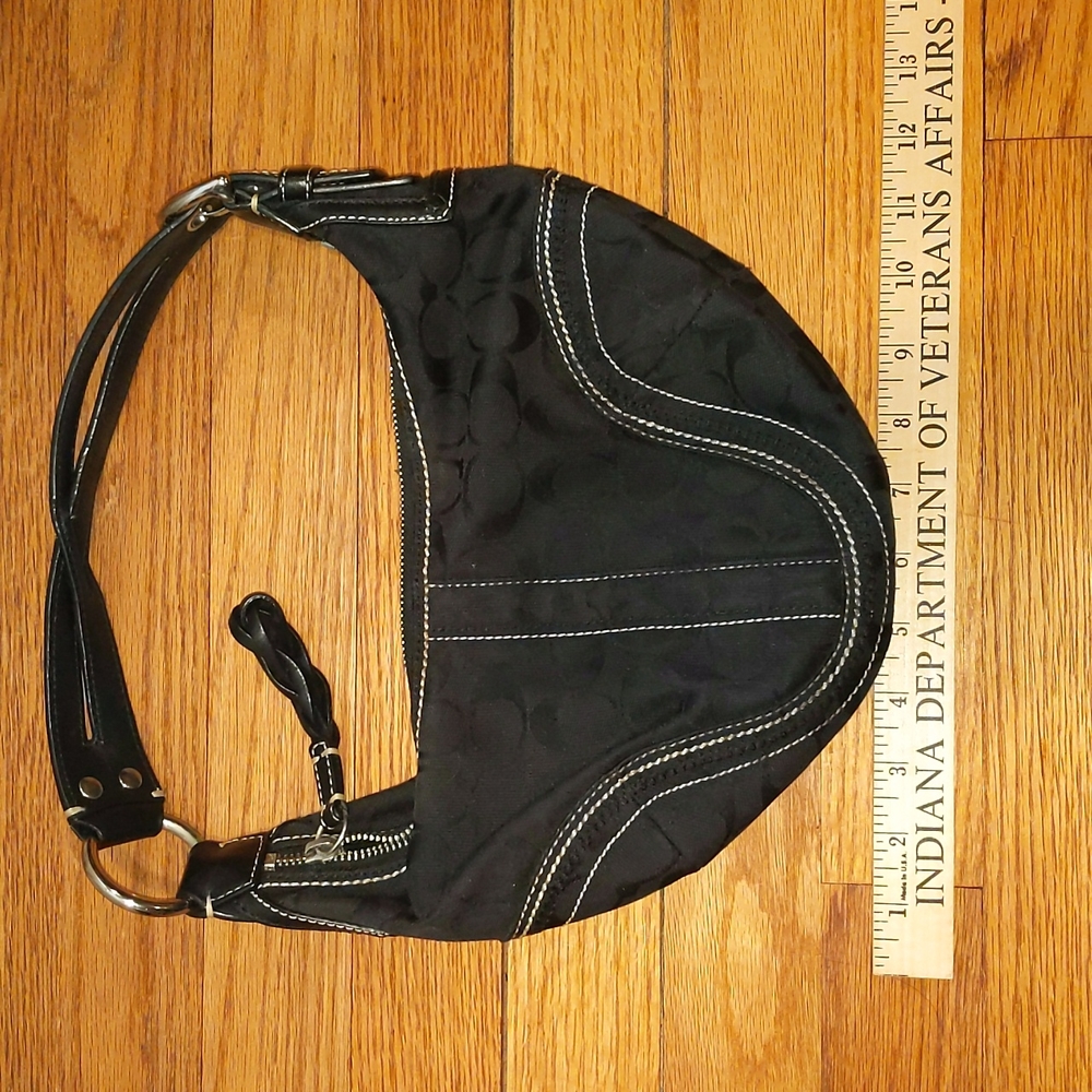 Coach black shoulder bag